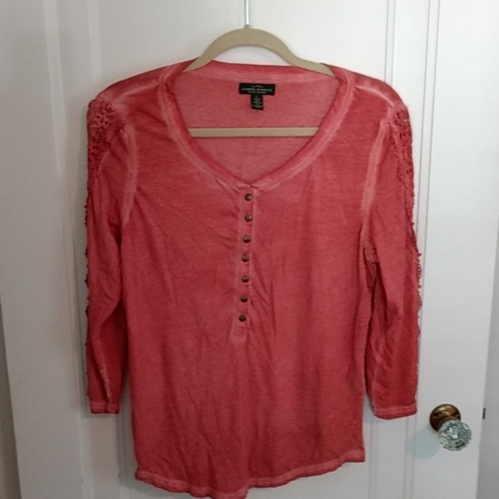 Lauren Jeans Co. Long sleeve Henley t-shirt